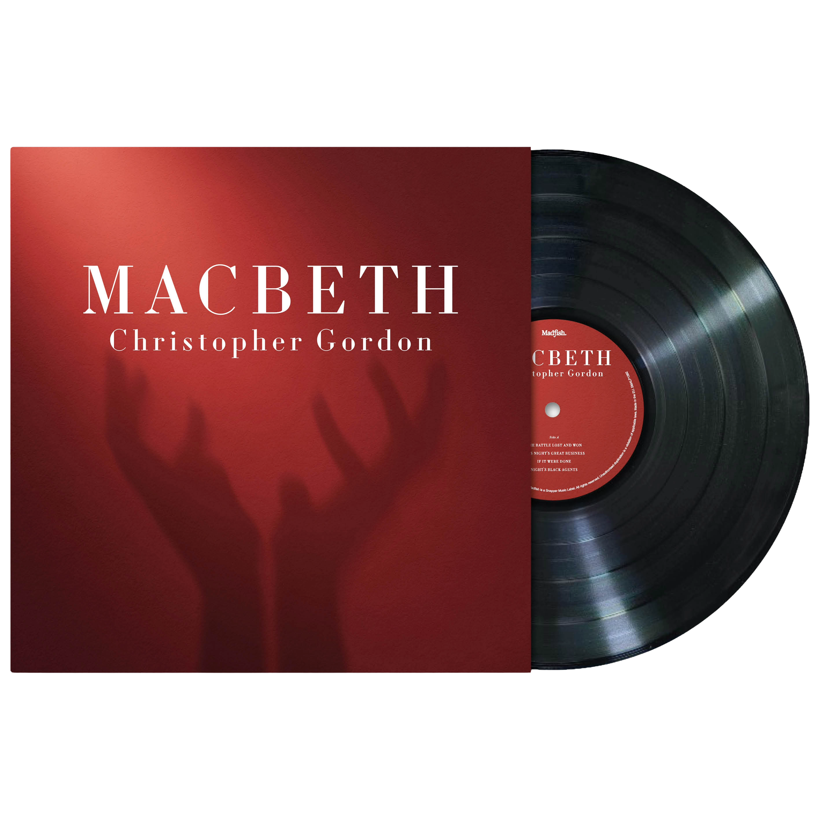 Macbeth black vinyl mock-up